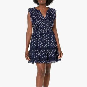BB Dakota Steve Madden Blue Floral Mini Dress